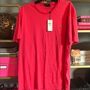 Polo by Ralph Lauren Men's Vibrant Red Tee